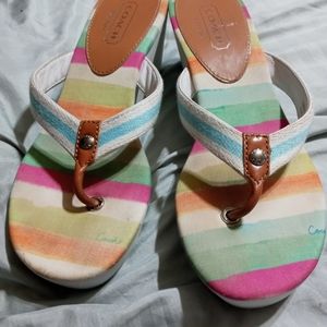 Coach sandals size 7